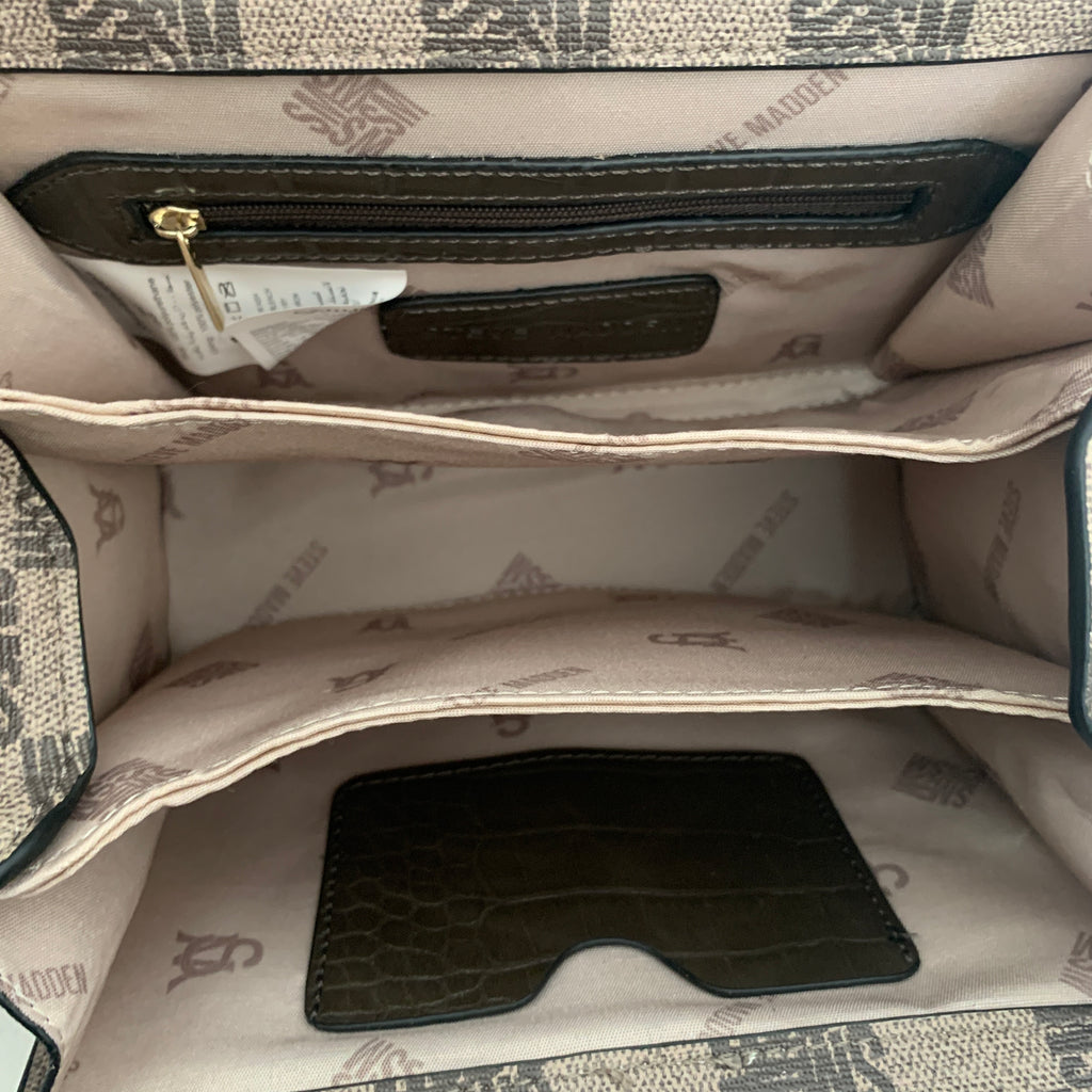 Steve Madden Checked Box Crossbody Bag | Brand New |