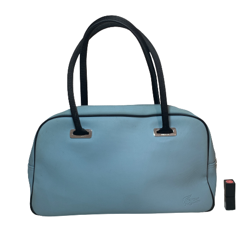 Lacoste Light Blue Bowling Bag Tote | Pre Loved |