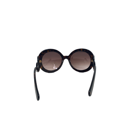 Prada Black Round Curved Sunglasses | Gently Used |