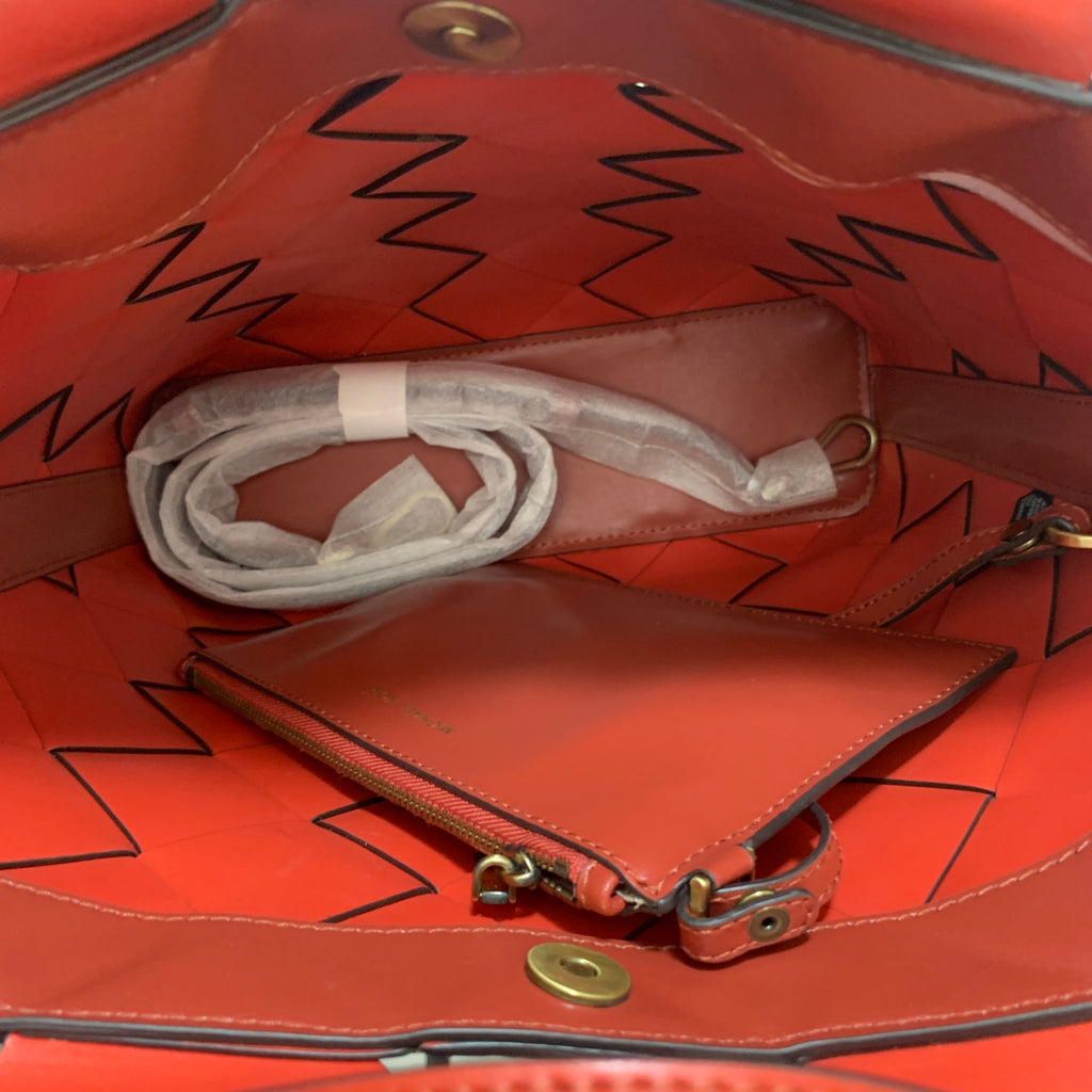 Michael Kors 'Mott' Woven Leather Market Tote | Gently Used |