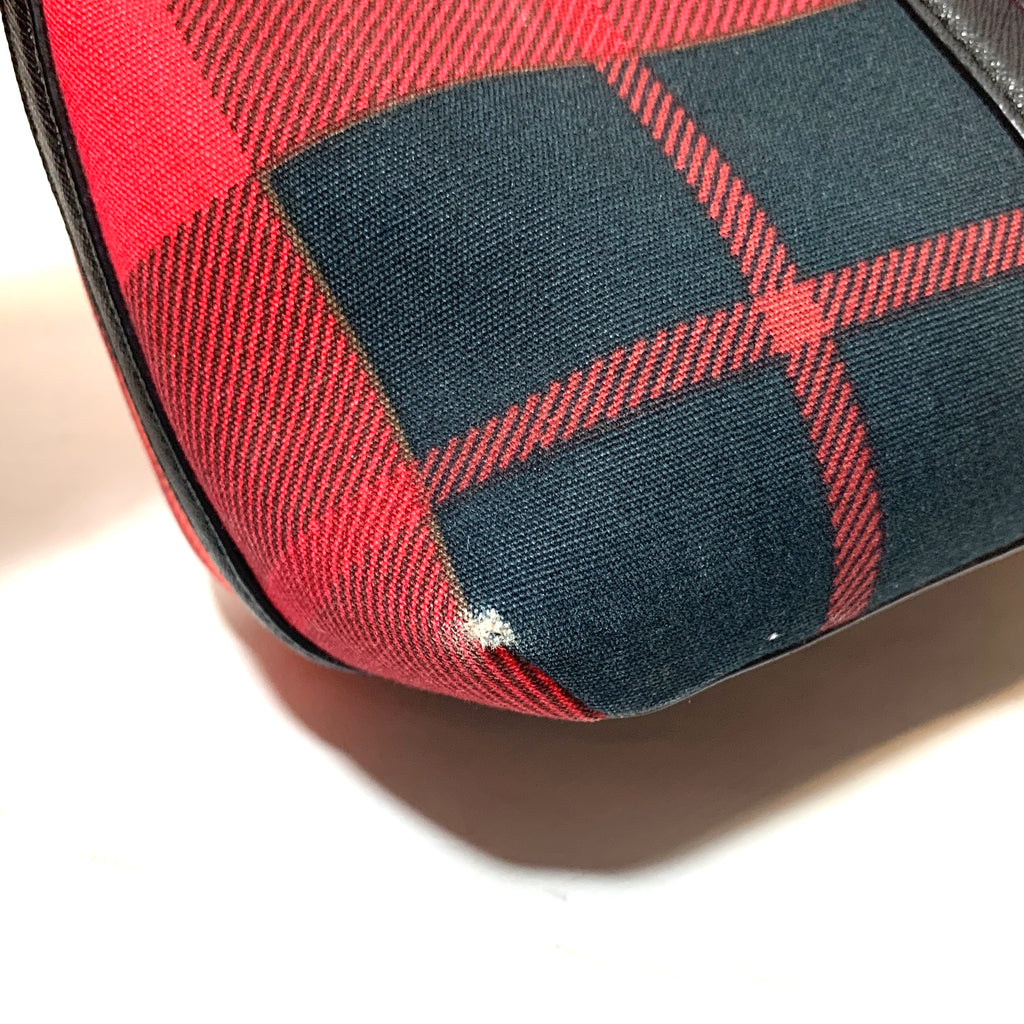 Kate Spade Red Newbury Lane Plaid Tote | Pre Loved |