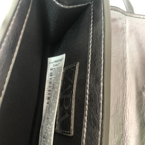 ZARA Silver Mini Chain Crossbody Bag | Brand New |