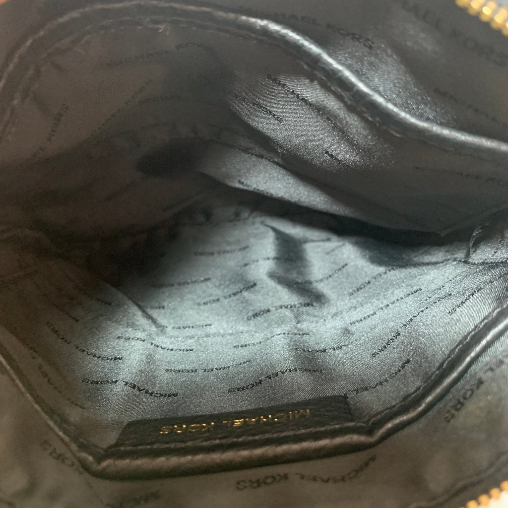 Michael Kors Black Leather Crossbody Bag | Gently Used |