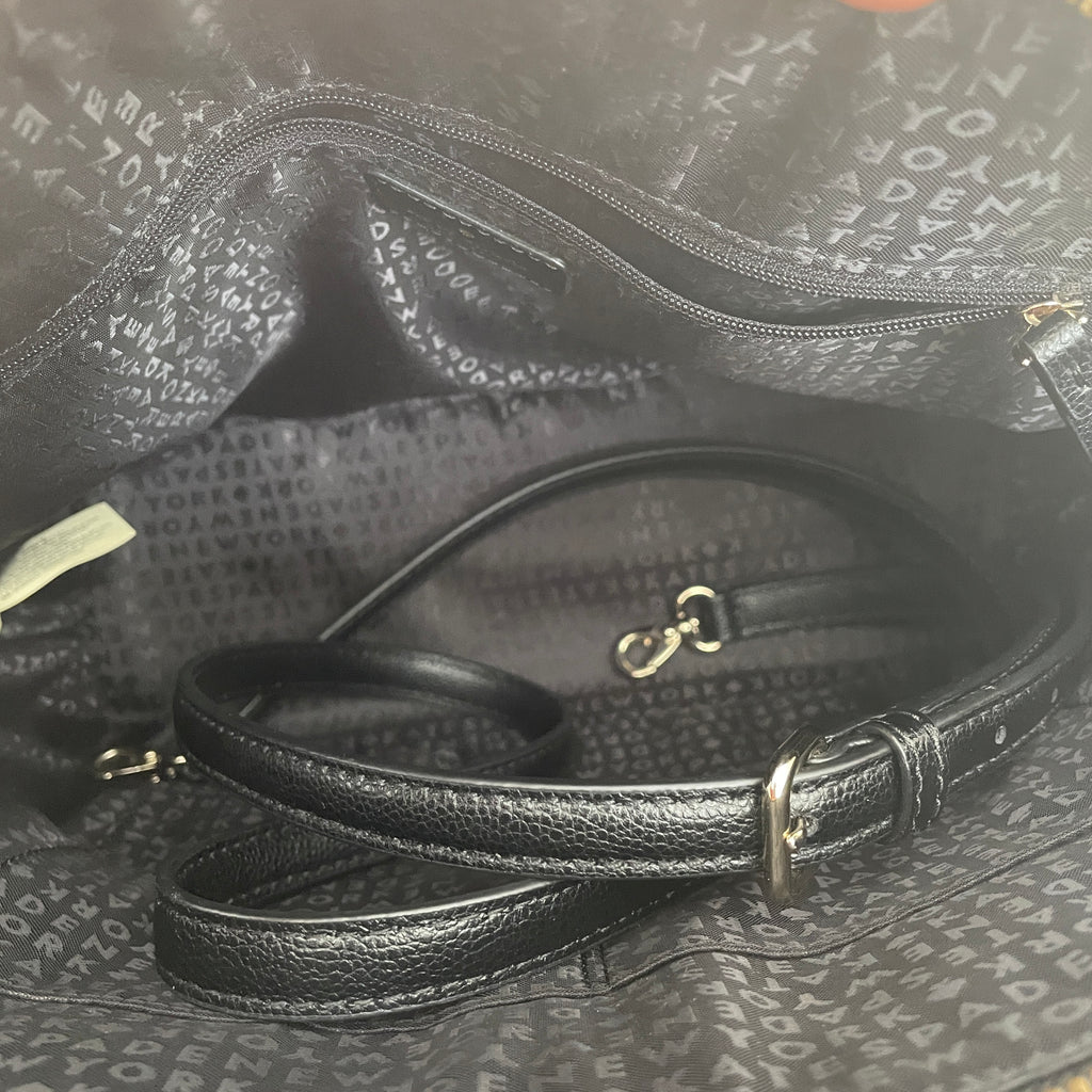 Kate Spade Black Leather Dome Satchel | Gently Used |