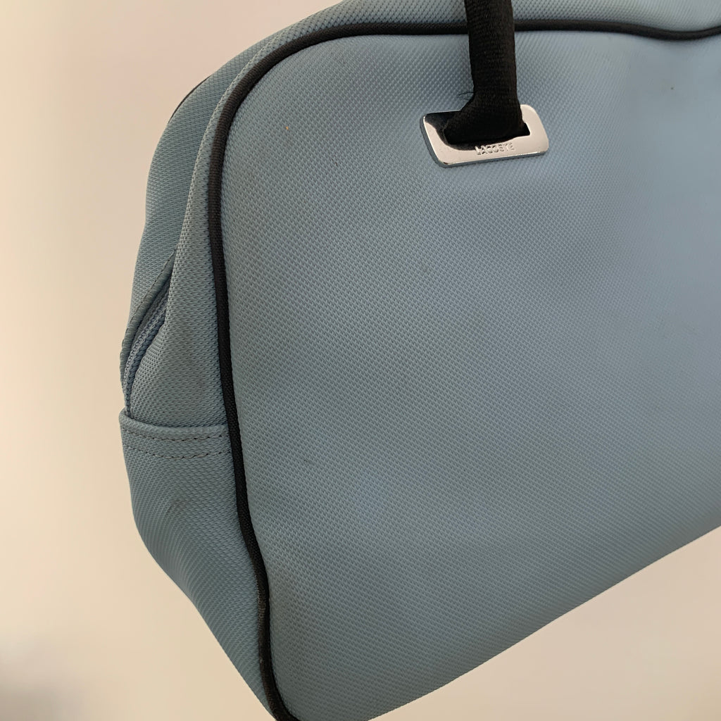 Lacoste Light Blue Bowling Bag Tote | Pre Loved |