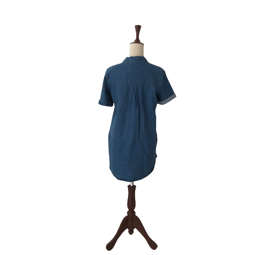 ZARA Denim Patch-work Dress | Gently Used |