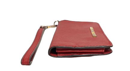 Michael Kors Red Leather Wristlet Wallet | Pre Loved |