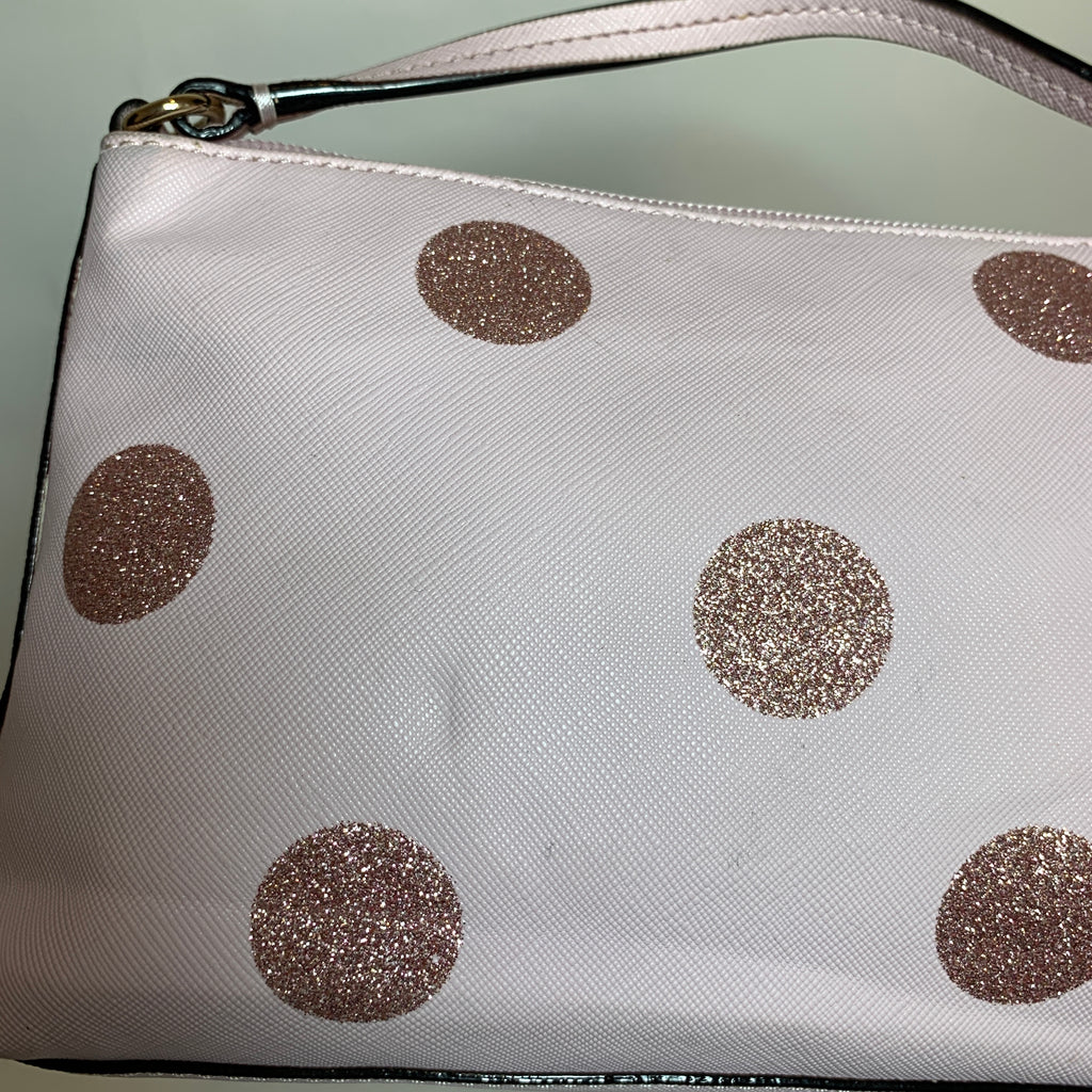 Kate Spade Pink Polka Dot Crossbody Bag | Pre Loved |