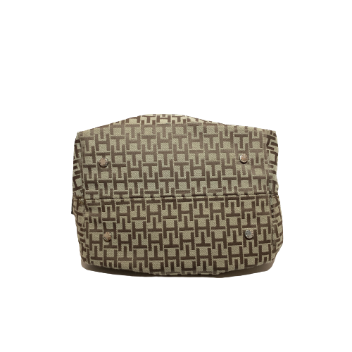 Tommy Hilfiger Brown Monogram Mini Tote | Pre Loved |