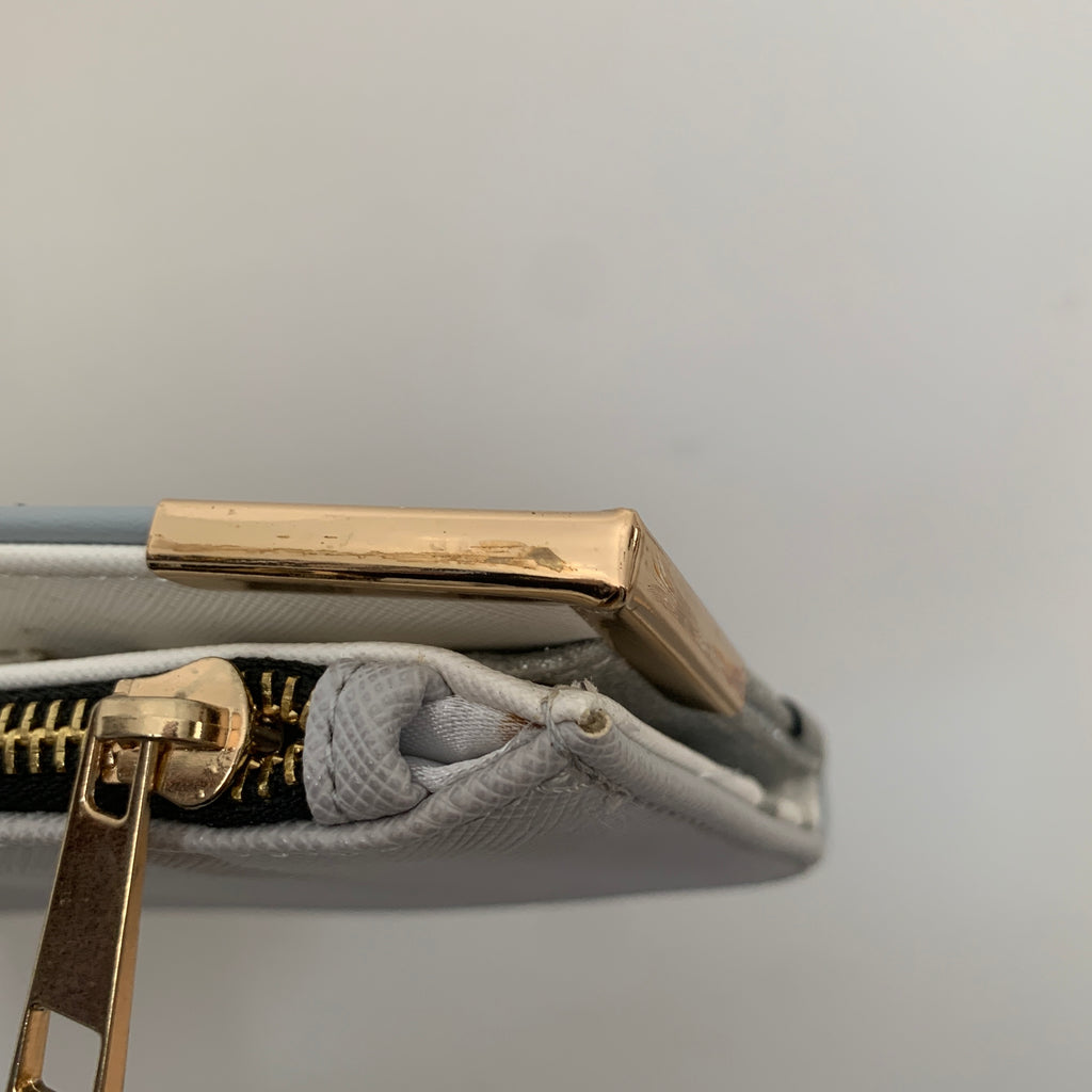 River Island Blue & Grey Envelope Wallet | Like New |