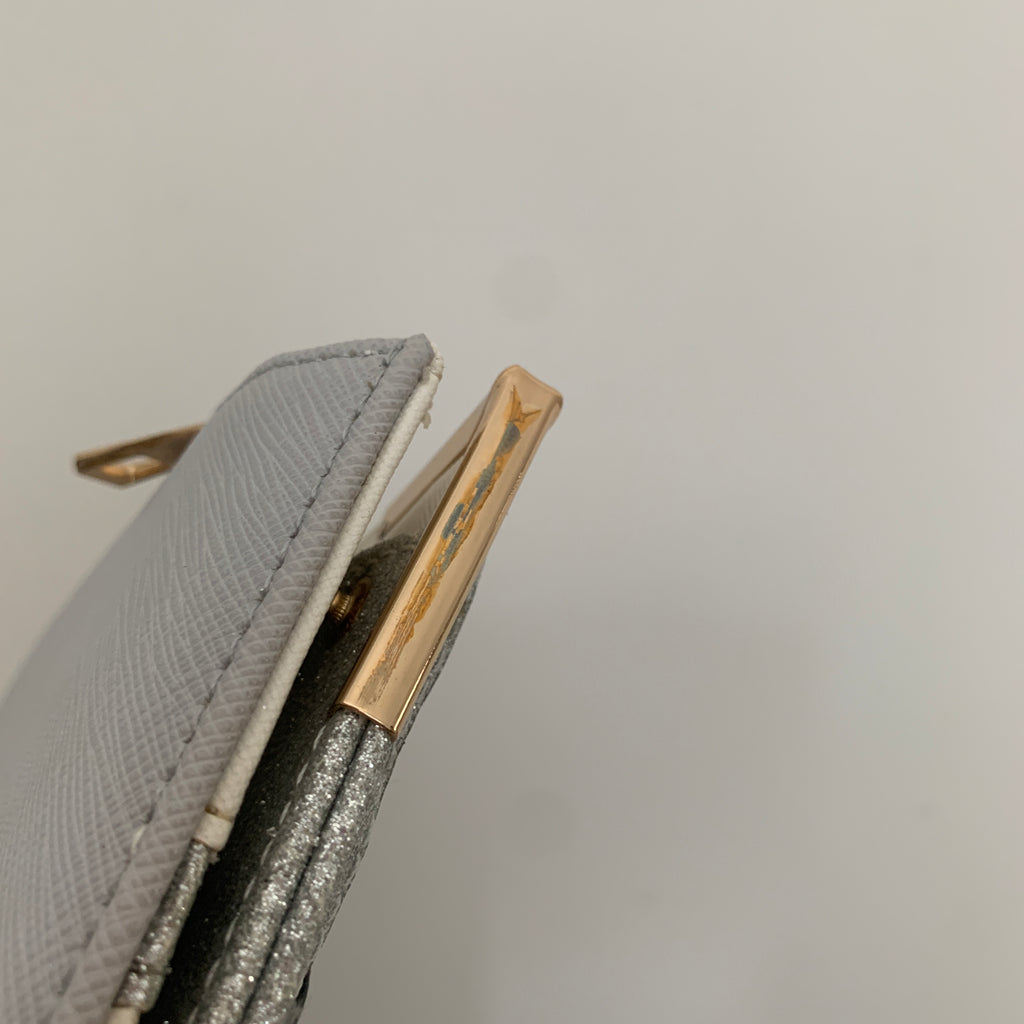 River Island Blue & Grey Envelope Wallet | Like New |