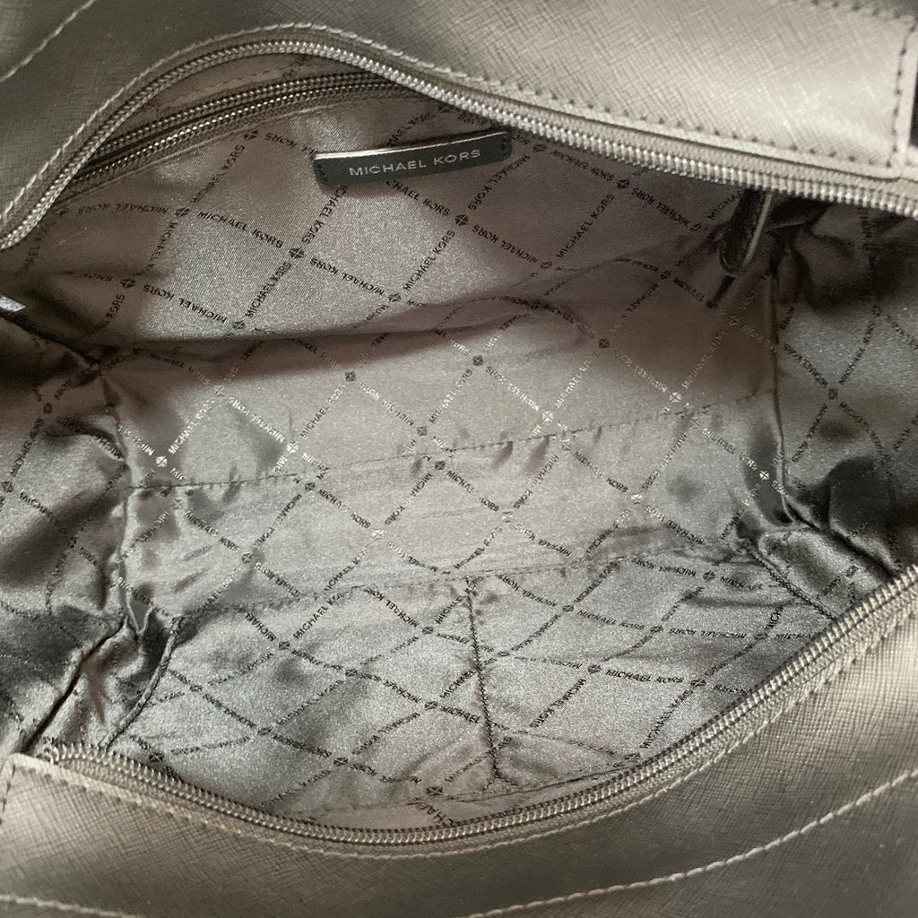 Michael Kors Black Monogram Chain Shoulder Bag  | Like New |