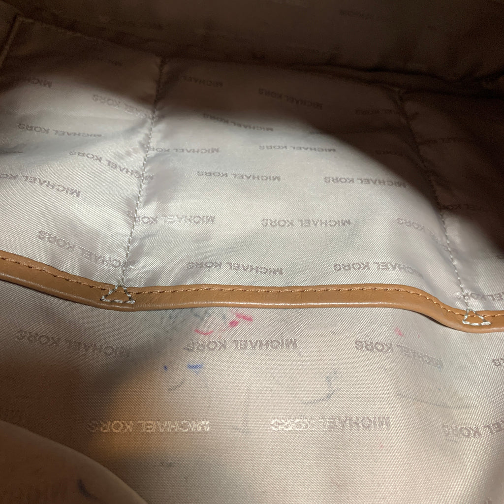 Michael Kors Monogram Logo Hobo Shoulder Bag | Pre Loved |