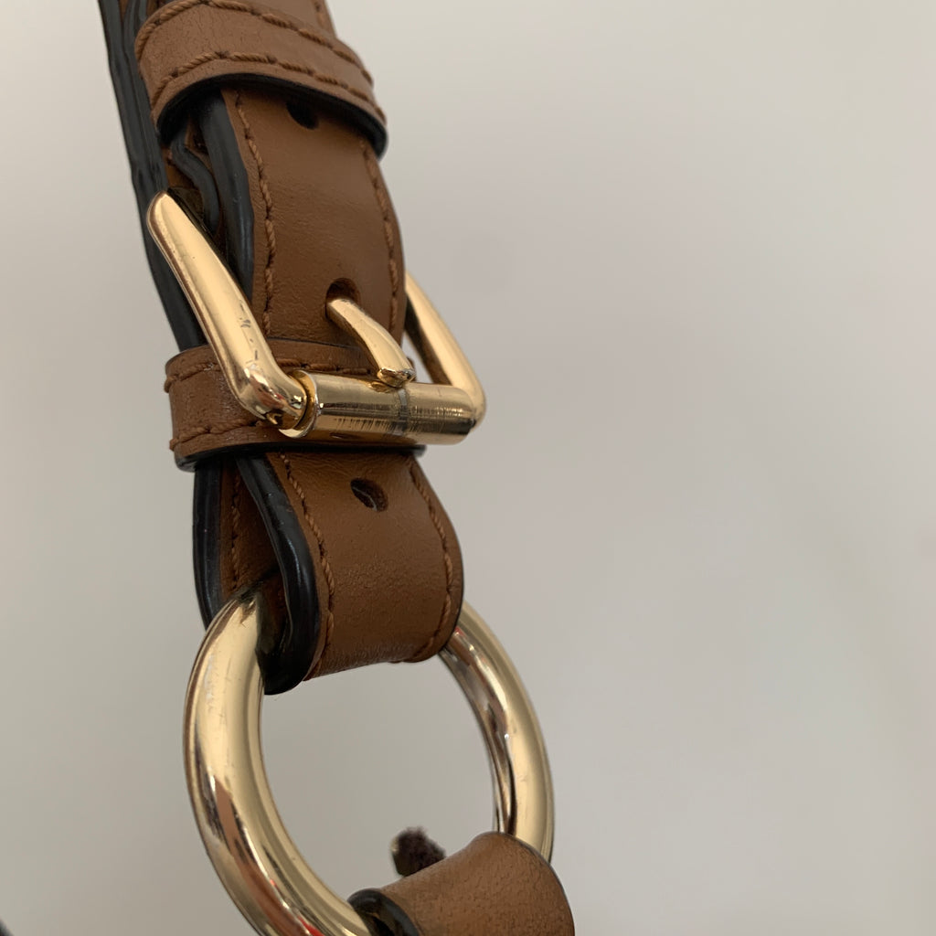 Michael Kors Monogram Logo Hobo Shoulder Bag | Pre Loved |