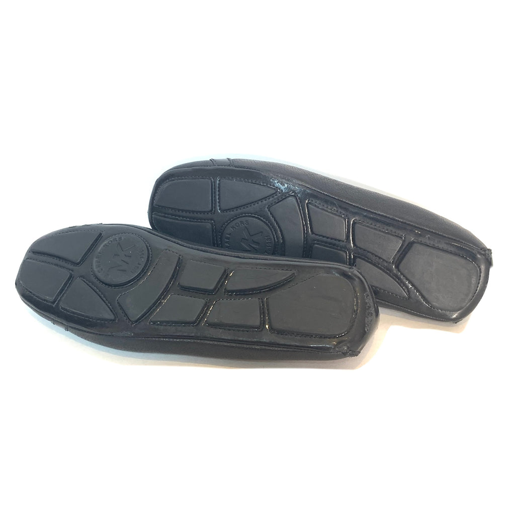 Michael Kors Black Leather Fulton Loafers | Pre Loved |