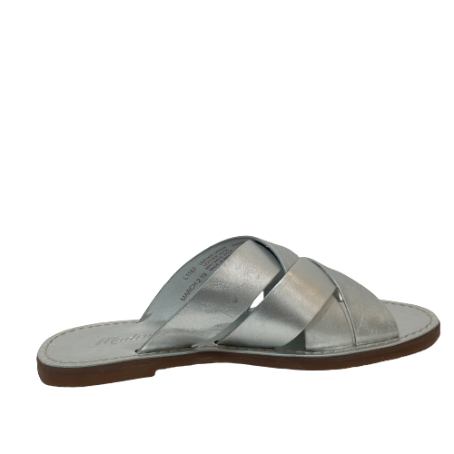 Madewell Silver Criss-cross Sandals | Brand New |