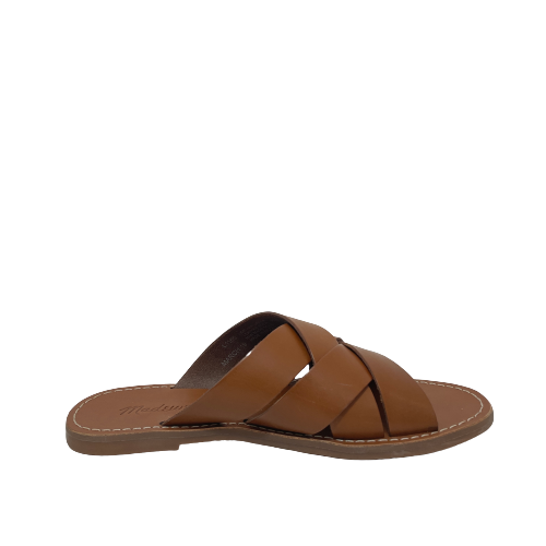 Madewell Tan Criss-cross Sandals | Pre Loved |
