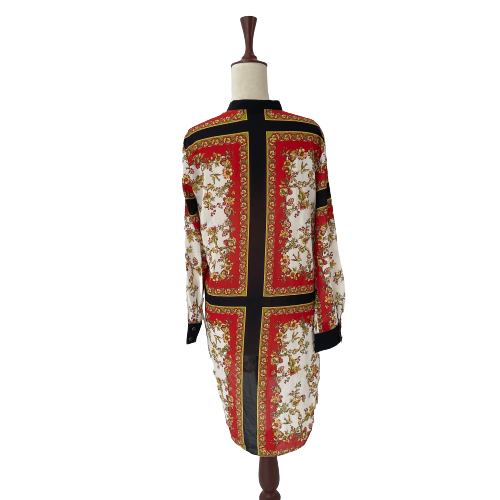 ZARA Red & White Printed Tunic | Brand New |