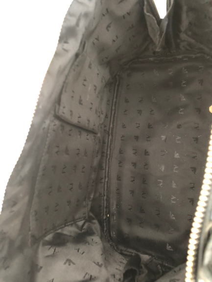 Armani Jeans Black Patent Tote | Pre Loved |