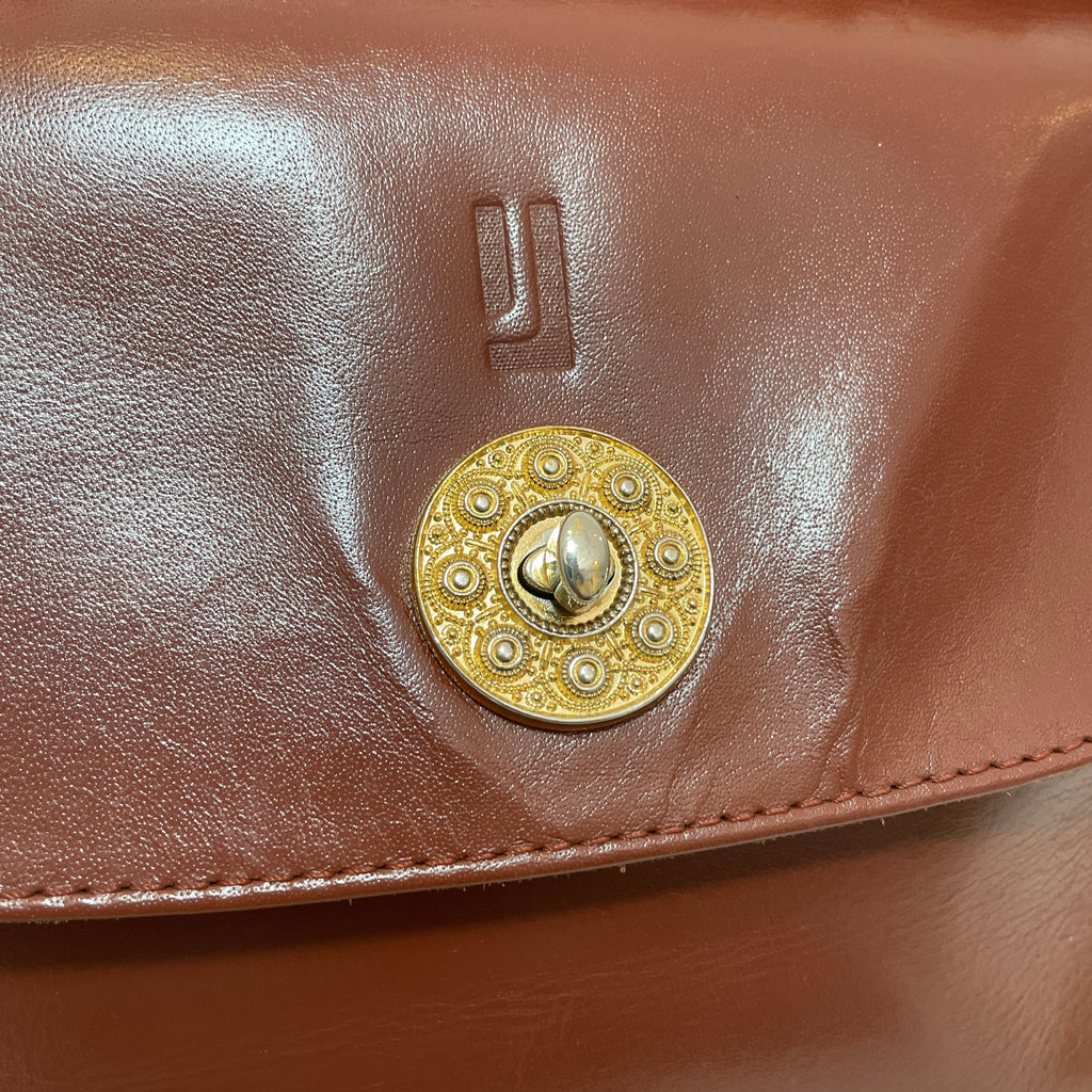 Jafferjees Tan Leather Satchel | Pre Loved |