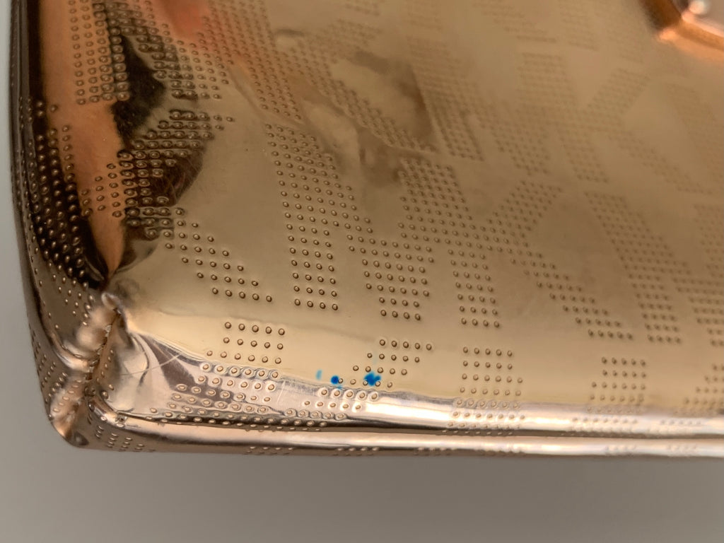 Michael Kors Monogram Rose Gold Wristlet | Gently Used |