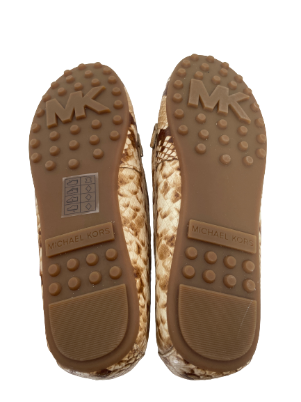 Michael Kors Snakeskin Print 'GRIER' Moccasin Loafers | Brand New |