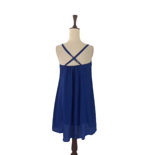 Red Herring Electric Blue Sleeveless Dress | Gently Used |