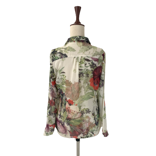 Red Herring Floral Printed Sheer Top | Pre Loved |
