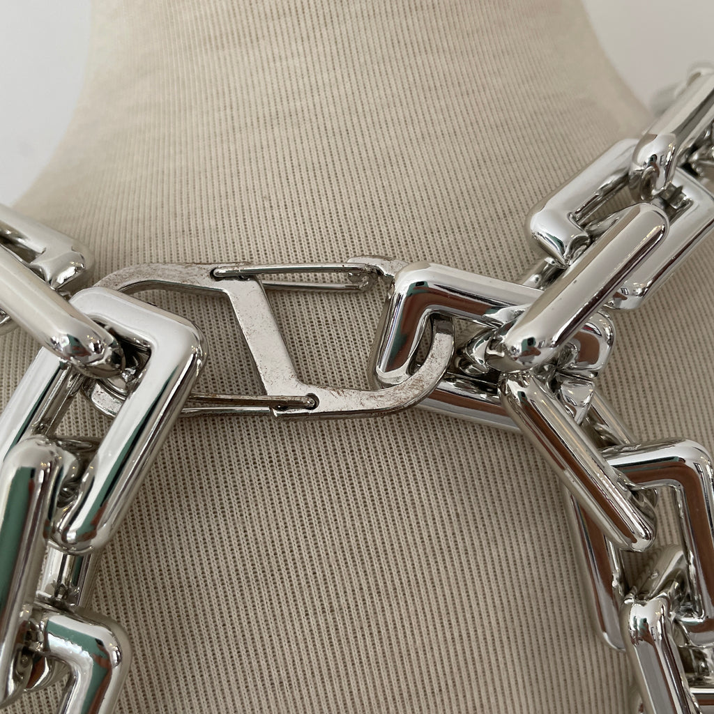 ZARA Black Slip Dress with Silver Chain | Brand New |