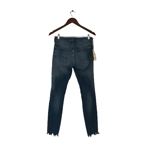 ZARA Blue Skinny Distressed Ankle Jeans | Brand New |