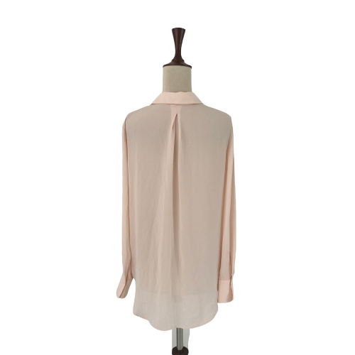 Mango Light Pink Long-sleeved Collared Shirt | Gently Used |
