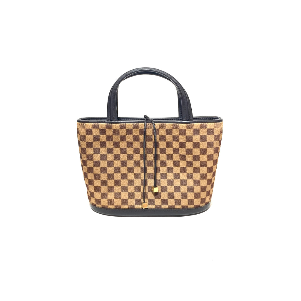 Louis Vuitton Impala Damier Calf Hair Mini Tote Bag | Pre Loved |