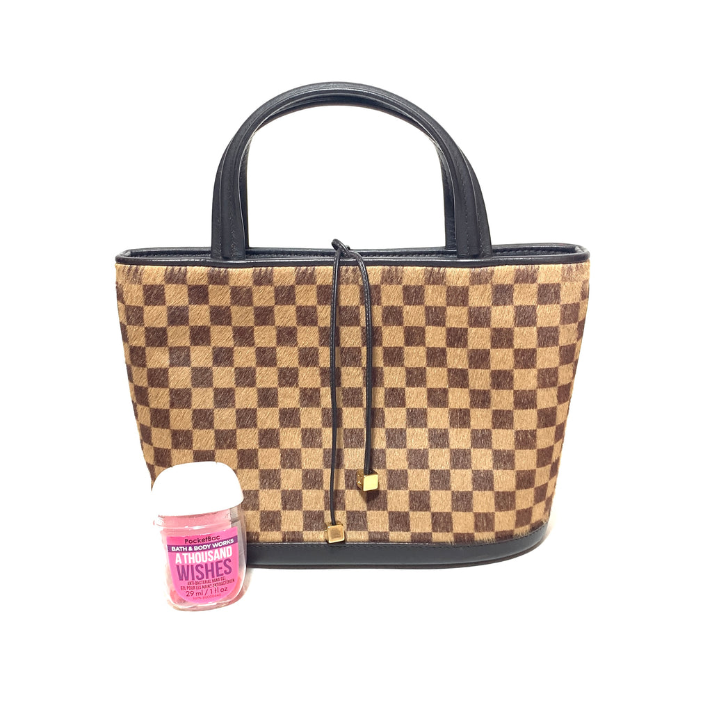 Louis Vuitton Impala Damier Calf Hair Mini Tote Bag | Pre Loved |