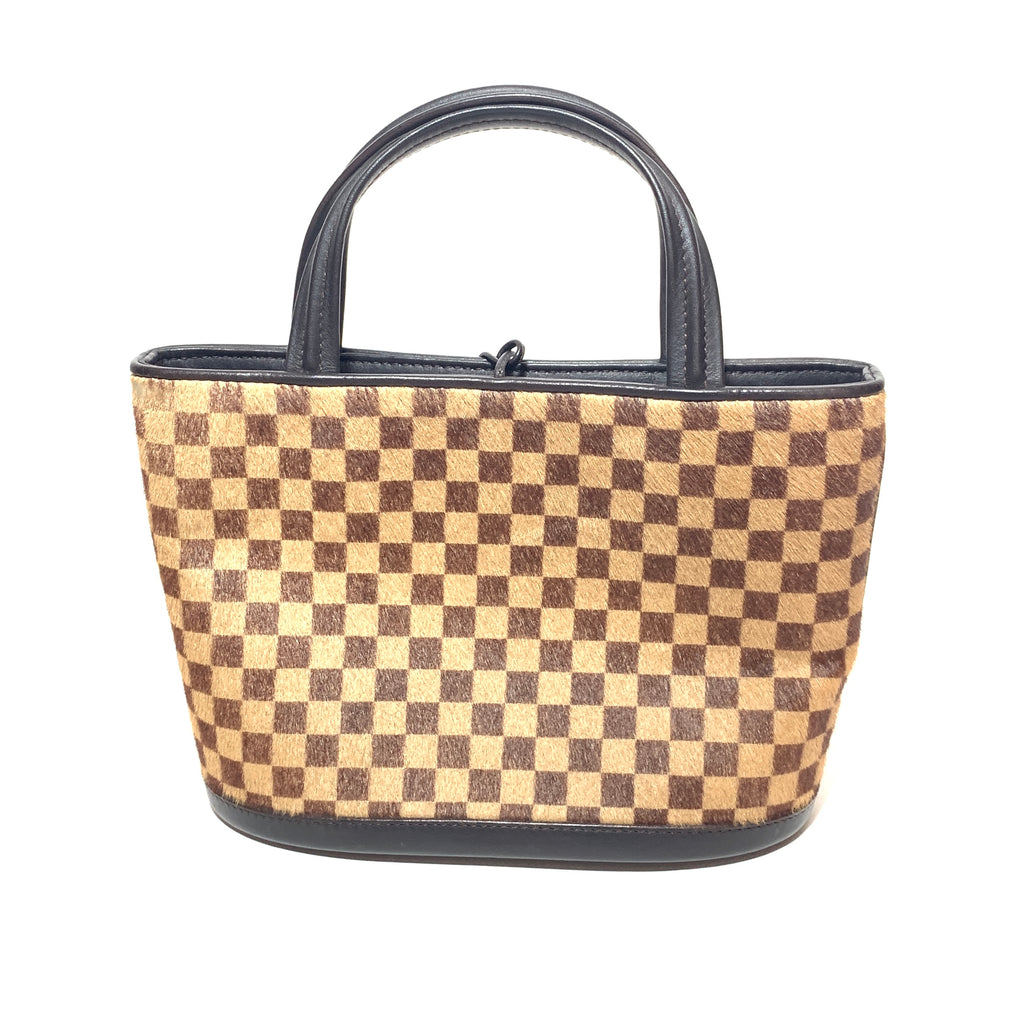 Louis Vuitton Impala Damier Calf Hair Mini Tote Bag | Pre Loved |