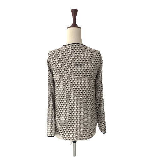 Primark Black & White Printed Top | Brand New |