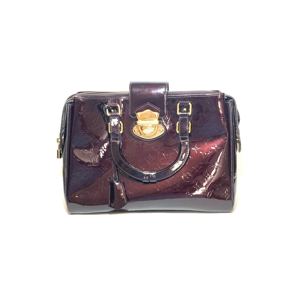 Louis Vuitton Amarante Monogram Vernis Melrose Avenue Bag | Pre Loved |