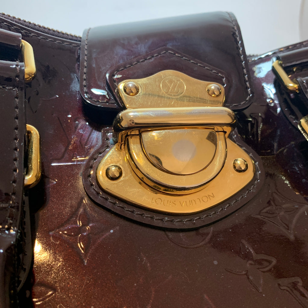 Louis Vuitton Amarante Monogram Vernis Melrose Avenue Bag | Pre Loved |
