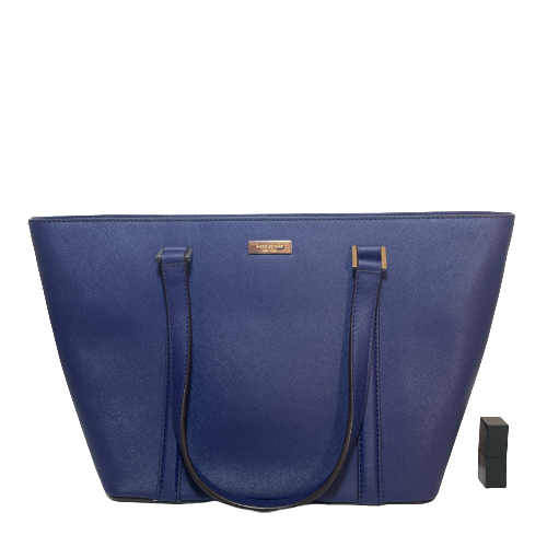 Kate Spade Blue Leather Tote Bag | Gently Used |