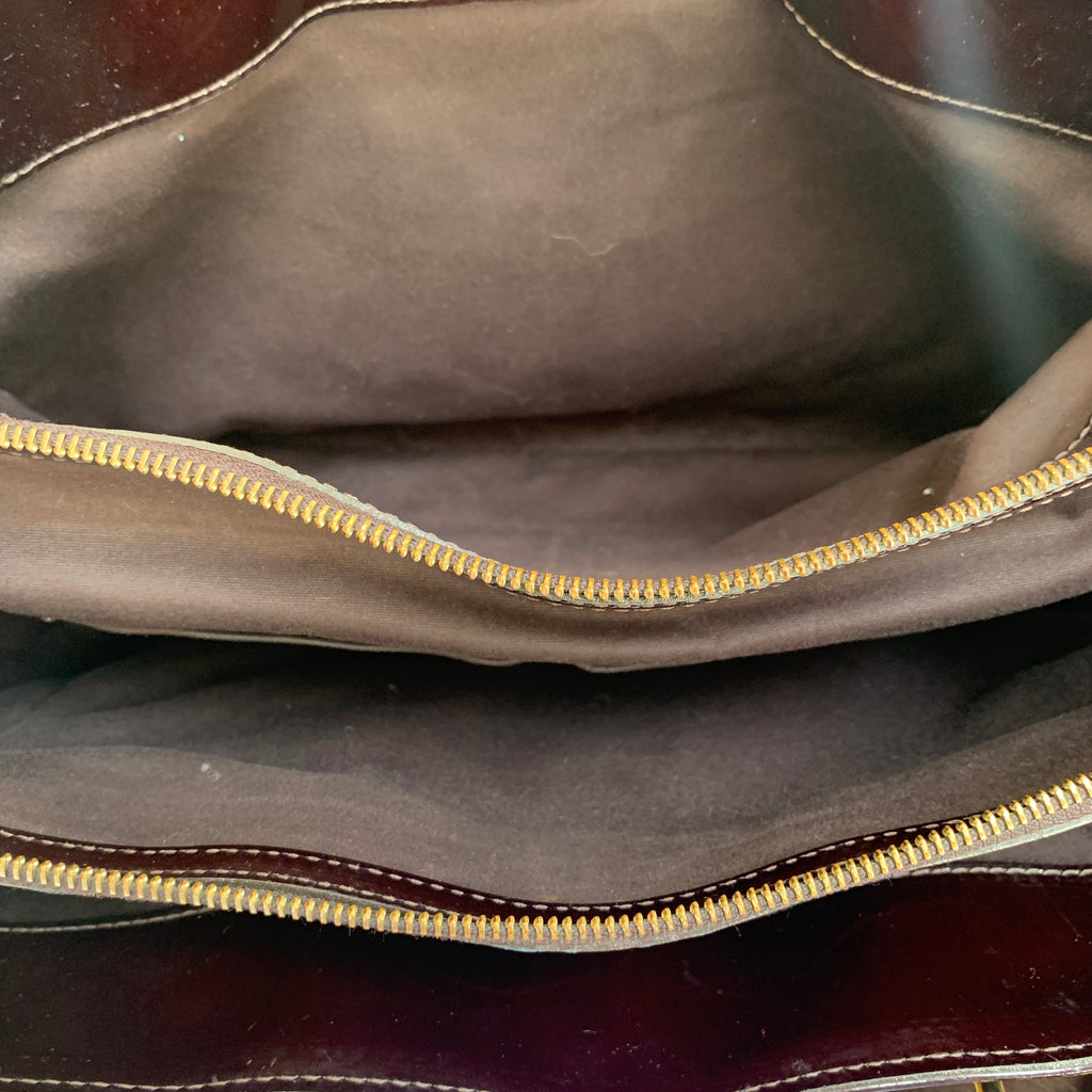 Louis Vuitton Amarante Monogram Vernis Melrose Avenue Bag | Pre Loved |