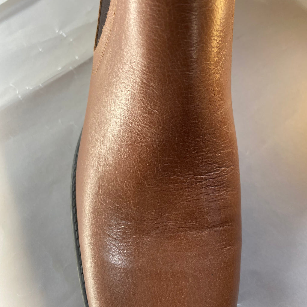 New Look Brown Leather Ankle Boots | Like New |