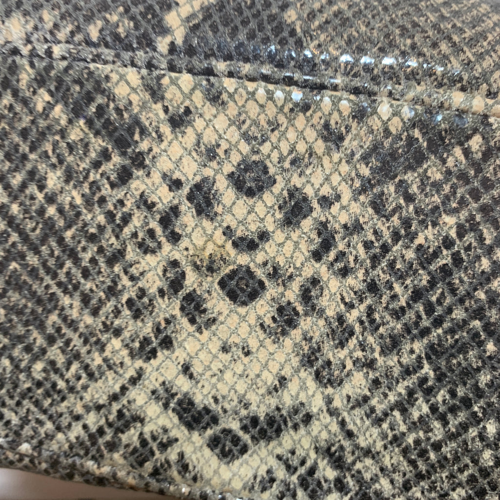 Michael Kors Grey Snakeskin Print Shoulder Bag | Pre Loved |