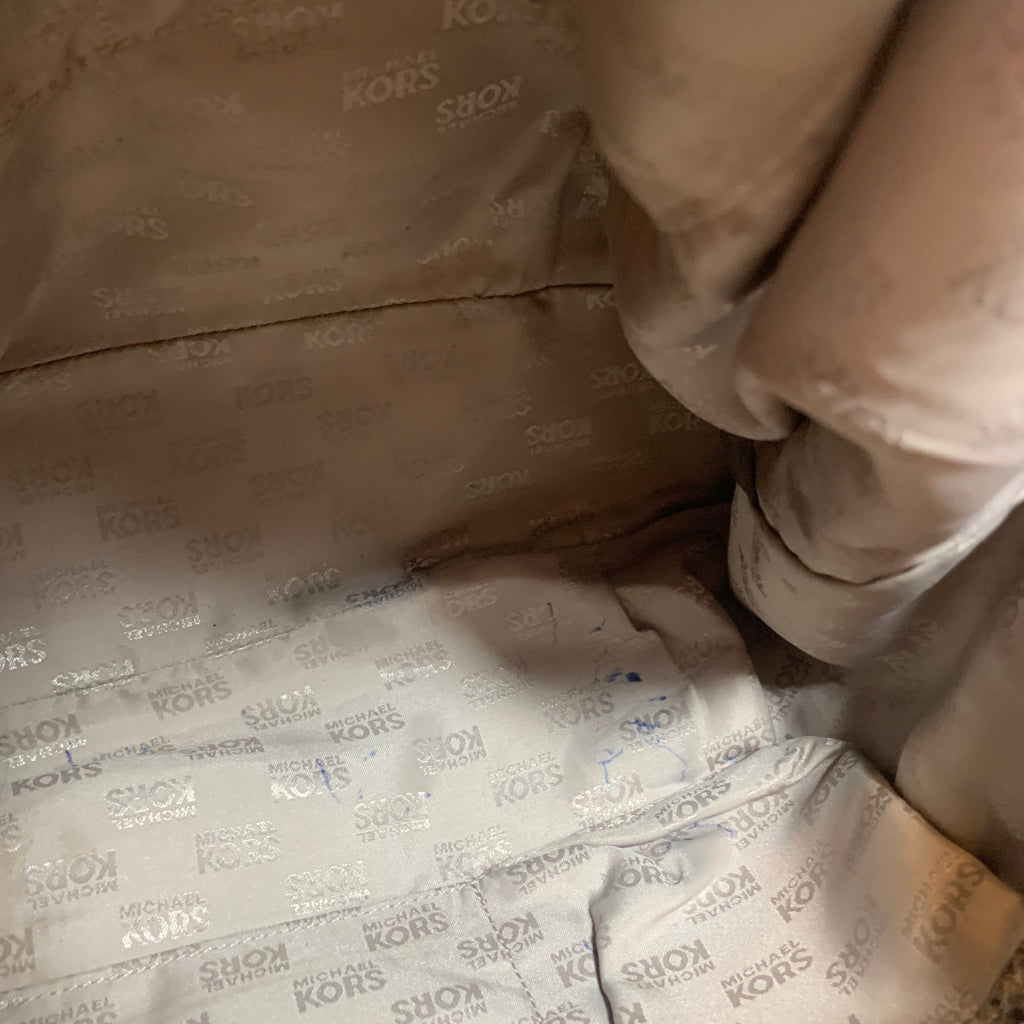 Michael Kors Grey Snakeskin Print Shoulder Bag | Pre Loved |