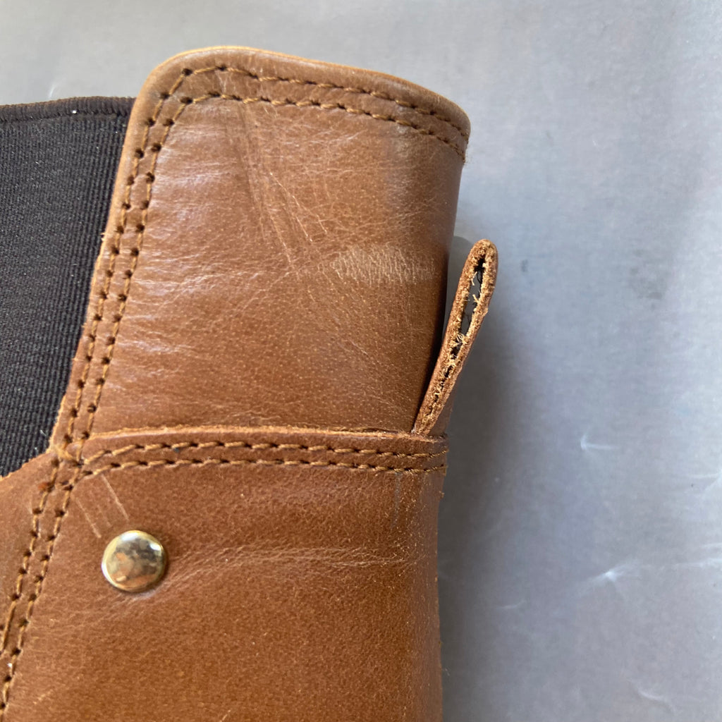 New Look Brown Leather Ankle Boots | Like New |