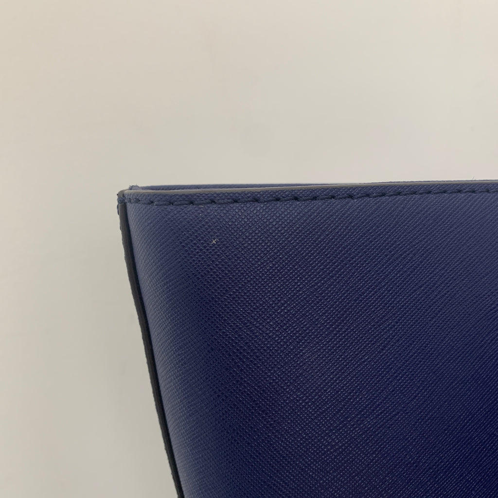 Kate Spade Blue Leather Tote Bag | Gently Used |