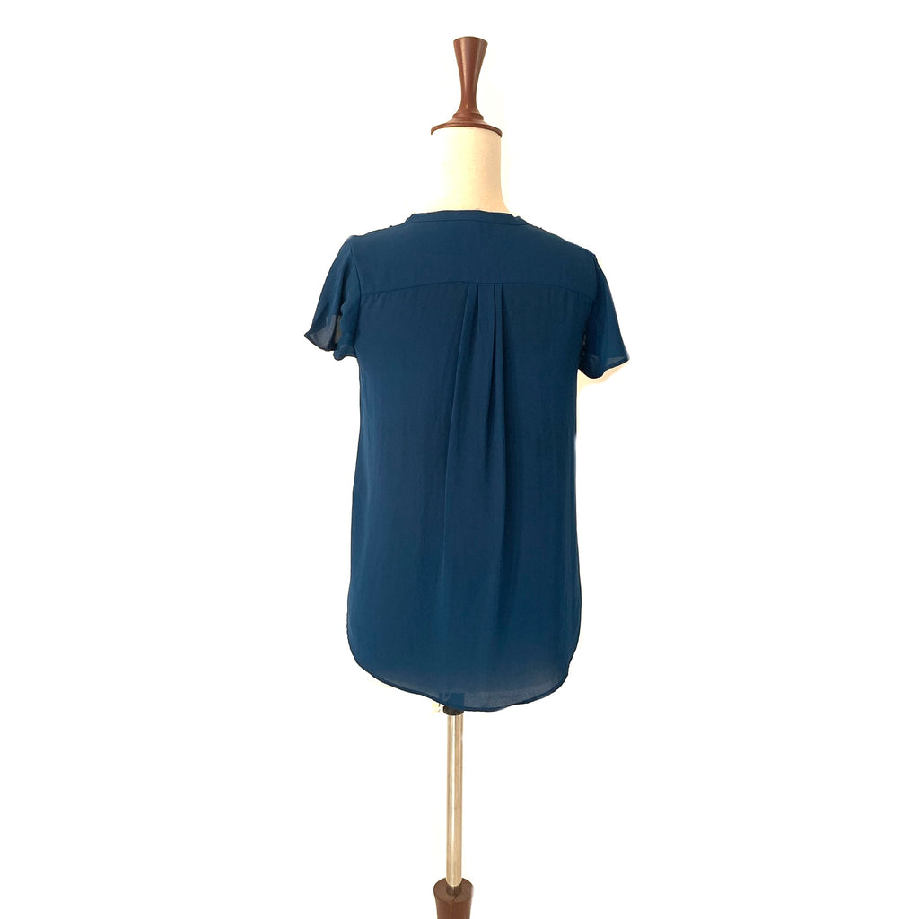 H&M Teal Blue Top | Gently Used |