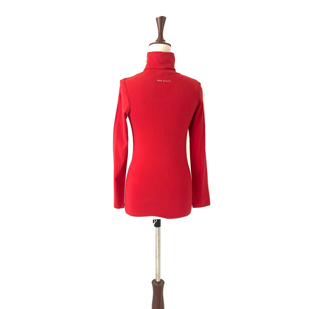 Mango Red Turtle Neck Top | Brand New |