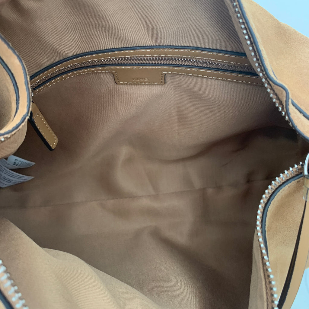 Mango Suede Camel Shoulder Bag | Like New |