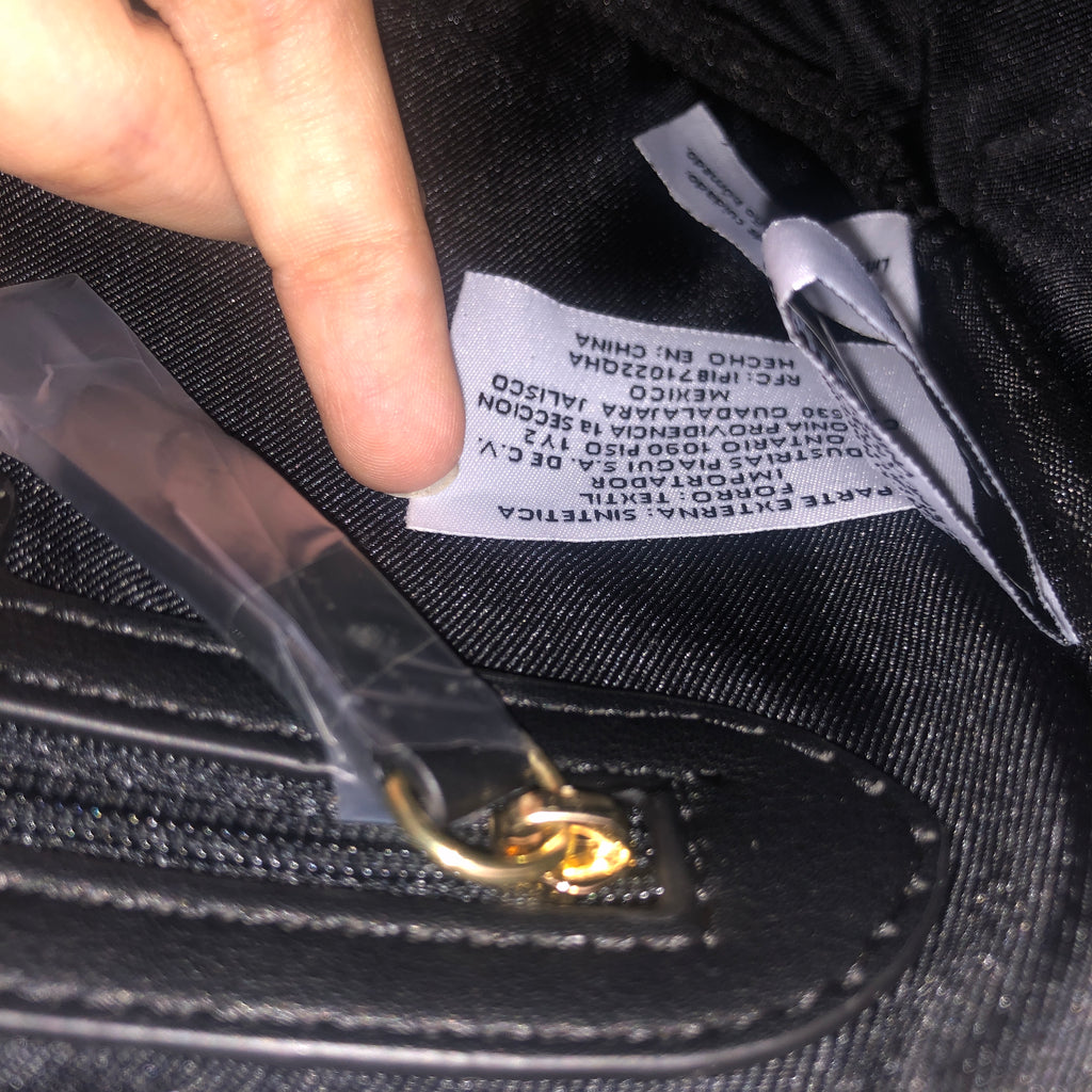 Nine West Brown & Black 'Calla' Monogram Crossbody Bag | Brand New |