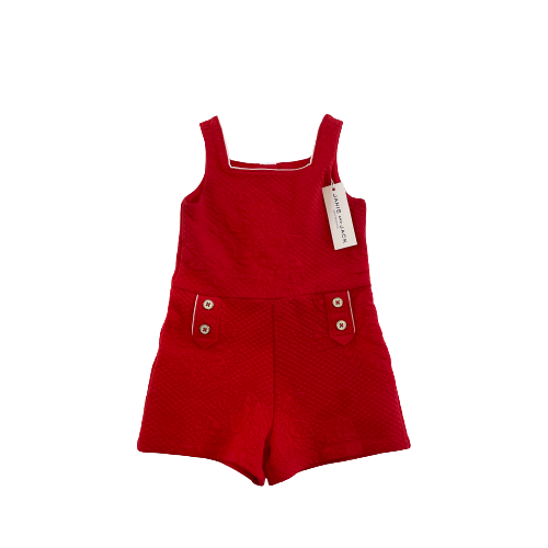 Janie and Jack Red Romper (2 Years) | Brand New |