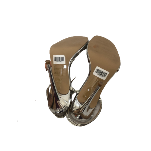 Steve Madden 'Noelle' Rhinestone Strappy Heels | Gently Used |